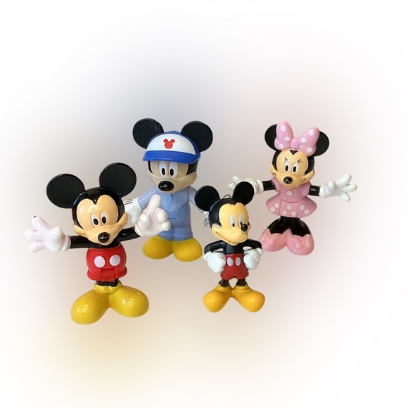 Disney Mickey Mouse Kids Toys Set – 7 Piece Bundle with Cars Figures & Bath Book - Picture 3 of 6